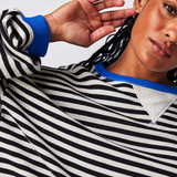 Olga – Pulover oversize cu dungi