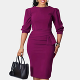 Olivia – Rochie mulată cu peplum