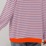 Olga – Pulover oversize cu dungi