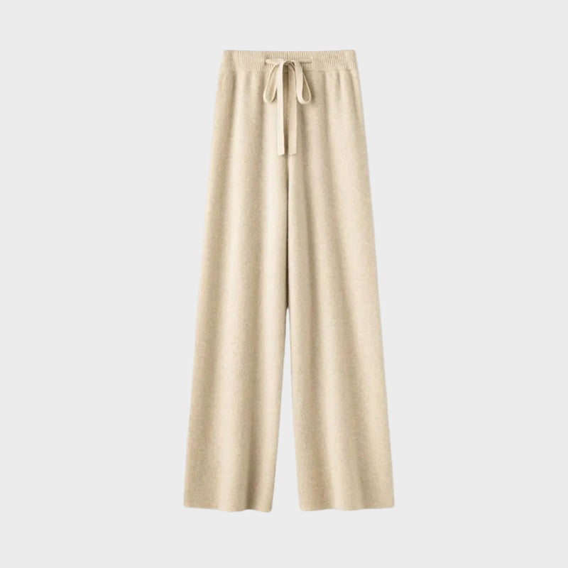 Constanța – Pantaloni tricotați cu picior larg