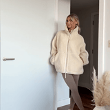 Rodica – Geacă teddy cu guler înalt