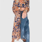Atena – Rochie maxi cu imprimeu