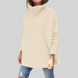 Mălina – Pulover oversize cu guler înalt