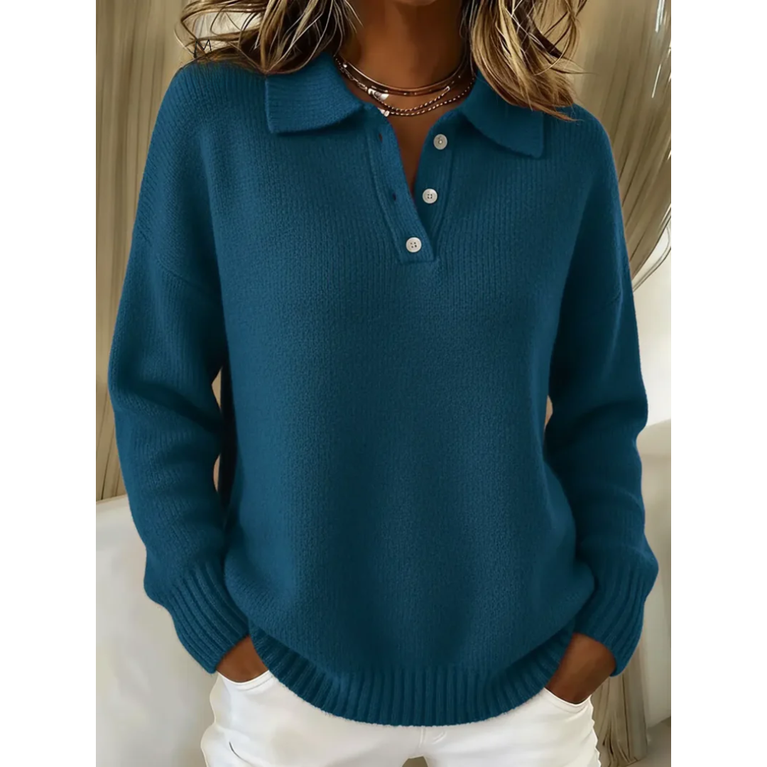 Ema – Pulover cu guler polo