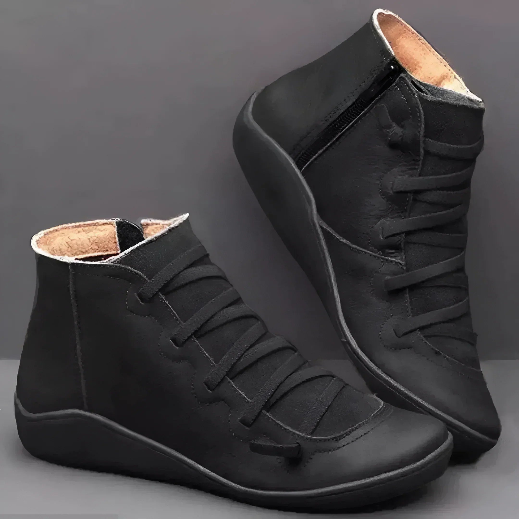Victorița – Botine cu șireturi elastice