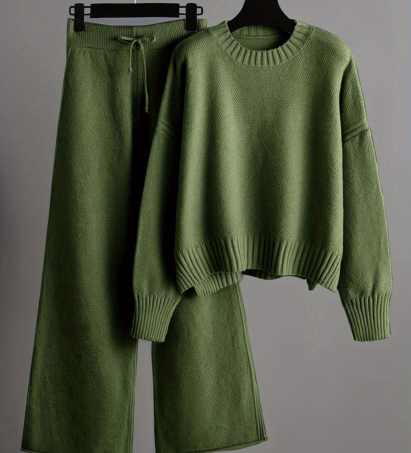Ozana – Set pulover texturat și pantaloni