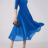 Dorina – Rochie midi cu dantelă