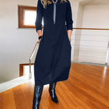 Camila – Rochie midi cu buzunare