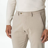 Traian – Pantaloni chino bej cu Tencel