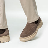 Traian – Pantaloni chino bej cu Tencel