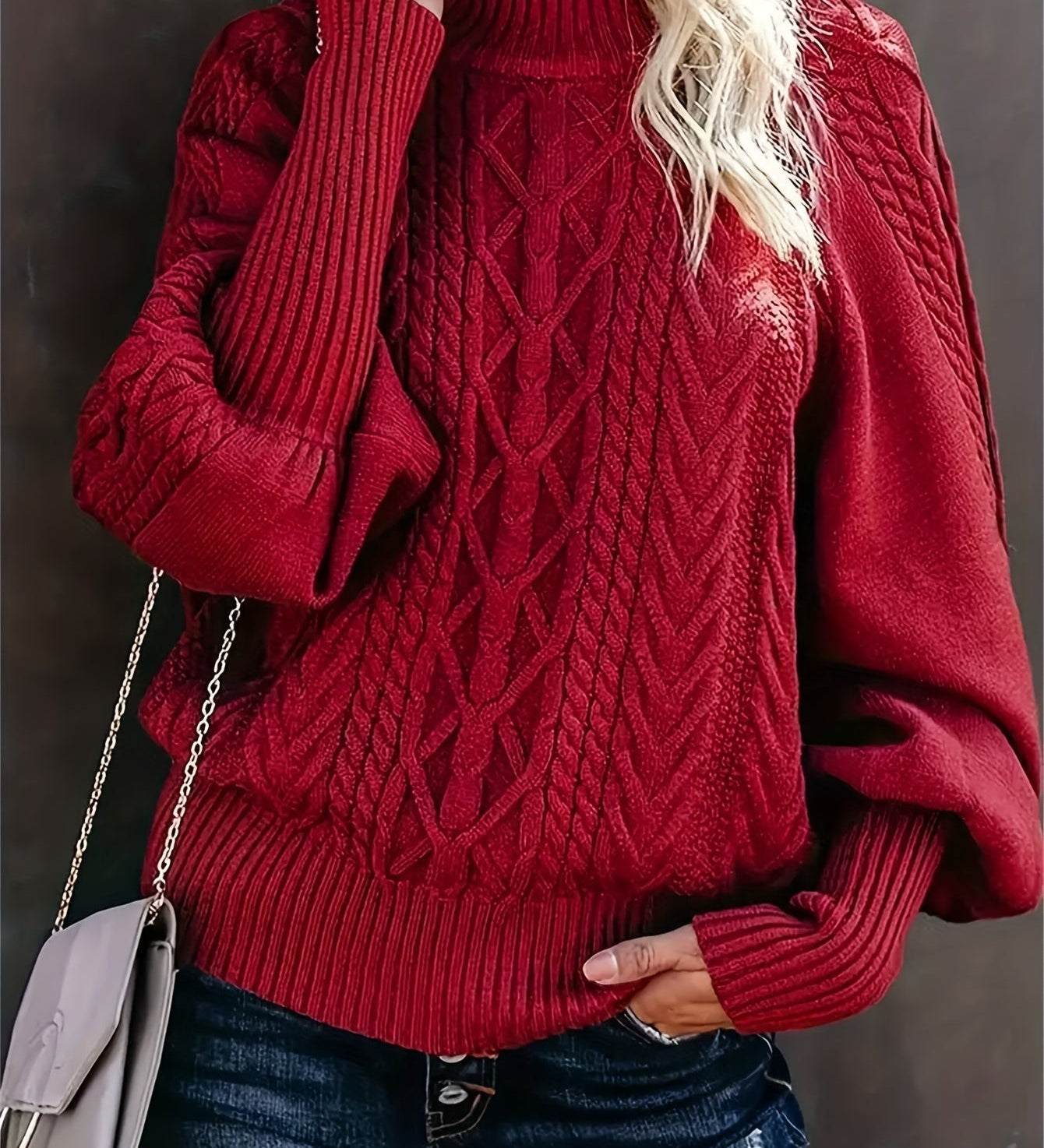 Lelia – Pulover cu torsade