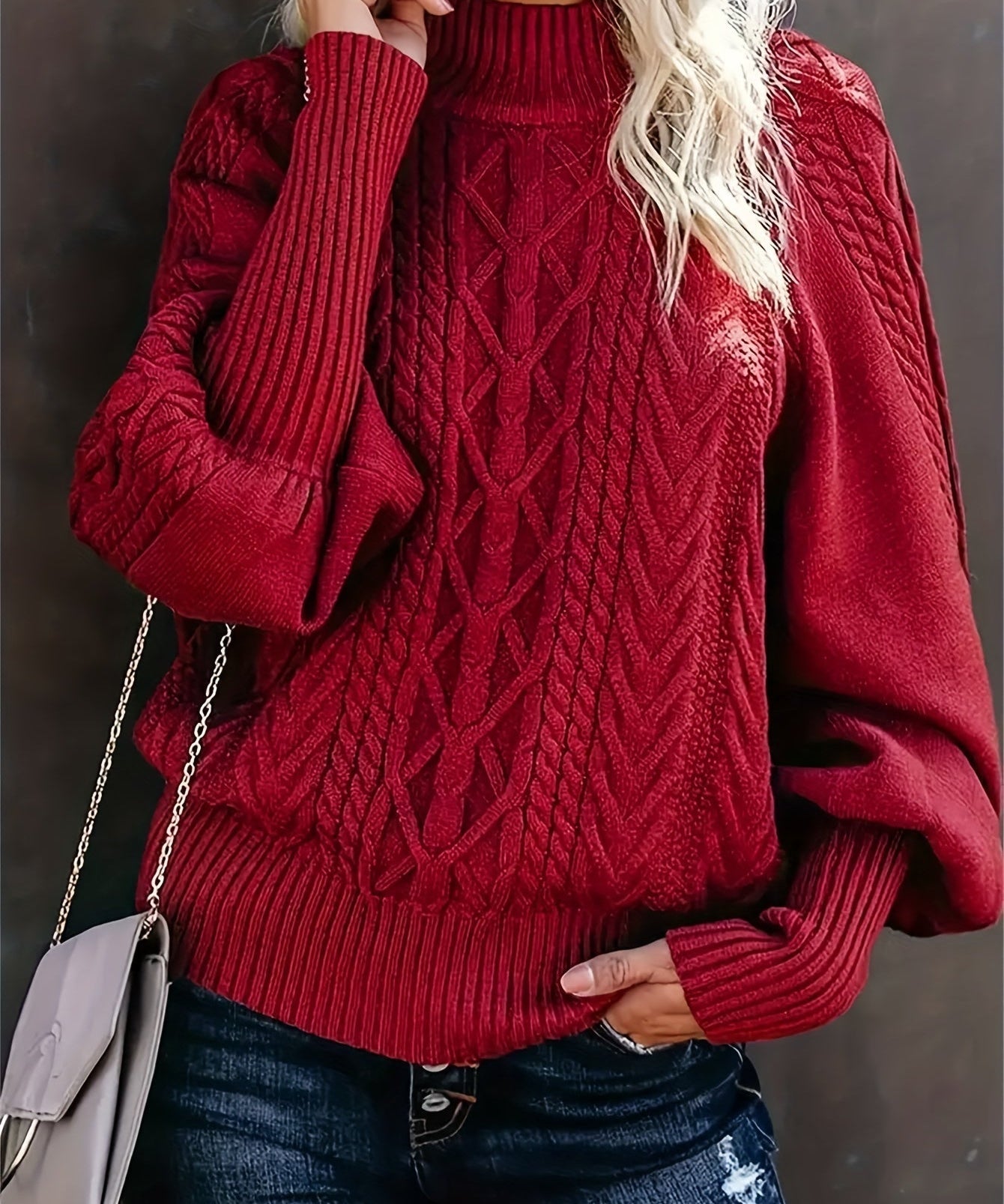 Lelia – Pulover cu torsade