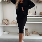 Cristiana – Set rochie și cardigan