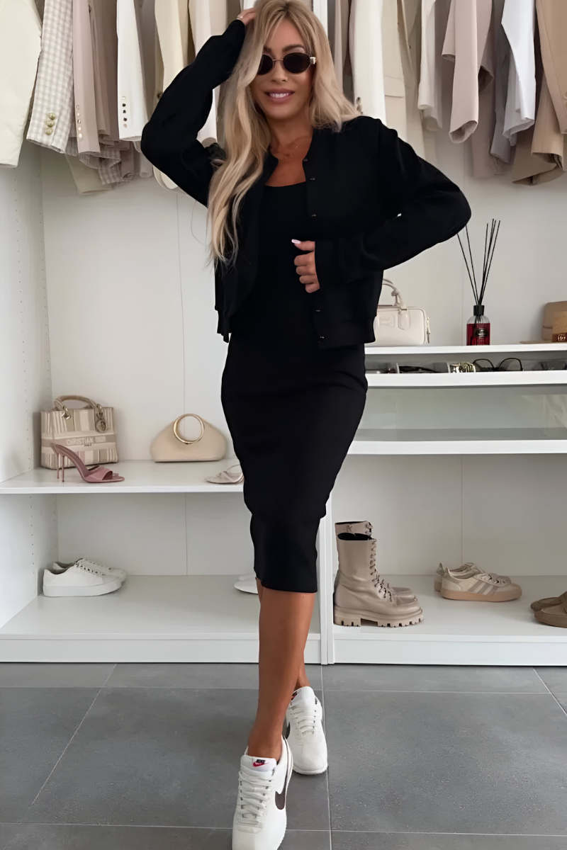 Cristiana – Set rochie și cardigan