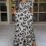Estera – Rochie maxi cu nasturi