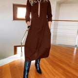 Camila – Rochie midi cu buzunare
