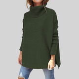 Mălina – Pulover oversize cu guler înalt