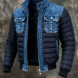 Sebastian – Geacă matlasată cu denim