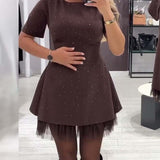 Liviana – Rochie scurtă cu tul