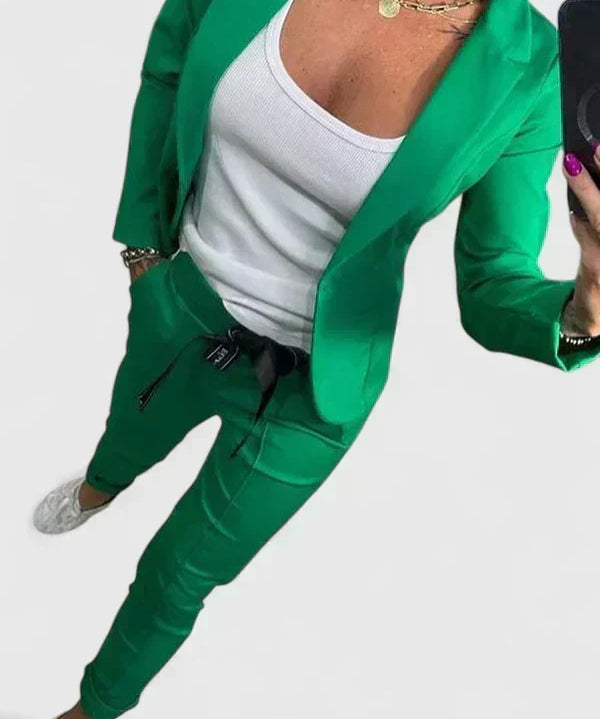 Magdalena – Set blazer și pantaloni jogger