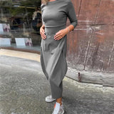 Veronela – Rochie midi cu buzunare