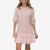 Denisa – Rochie pulover cu volan