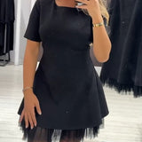 Liviana – Rochie scurtă cu tul