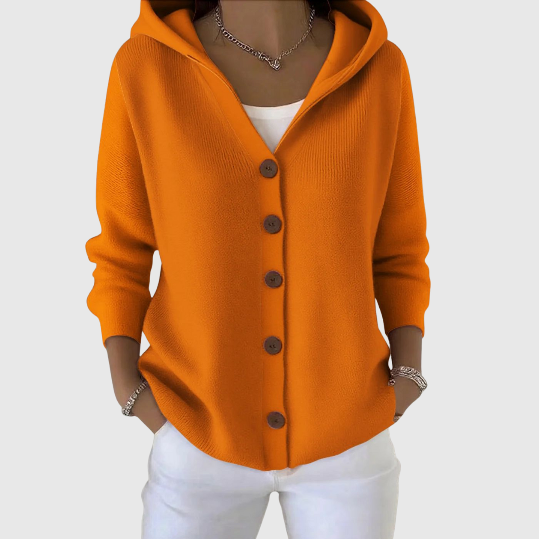 Angelica – Cardigan tricotat cu glugă