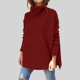 Mălina – Pulover oversize cu guler înalt