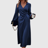Amelia – Rochie midi cu guler