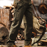 Lucian – Pantaloni utilitari din twill