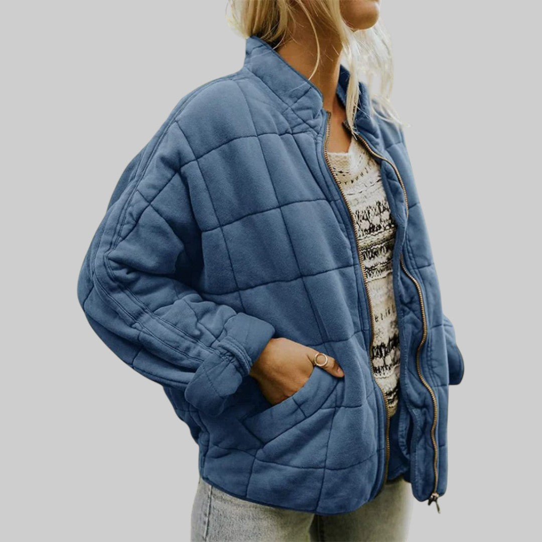 Veta – Geacă matlasată oversize cu fermoar