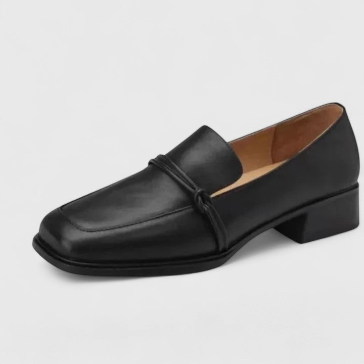 Larisa – Mocasini retro cu vârf pătrat