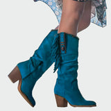 Sara – Cizme boho cu franjuri