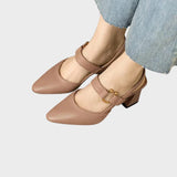 Mihaela – Pantofi slingback cu toc