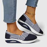 Anișoara – Pantofi slip-on cu dungi