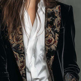 Cezara – Blazer cu revere baroce