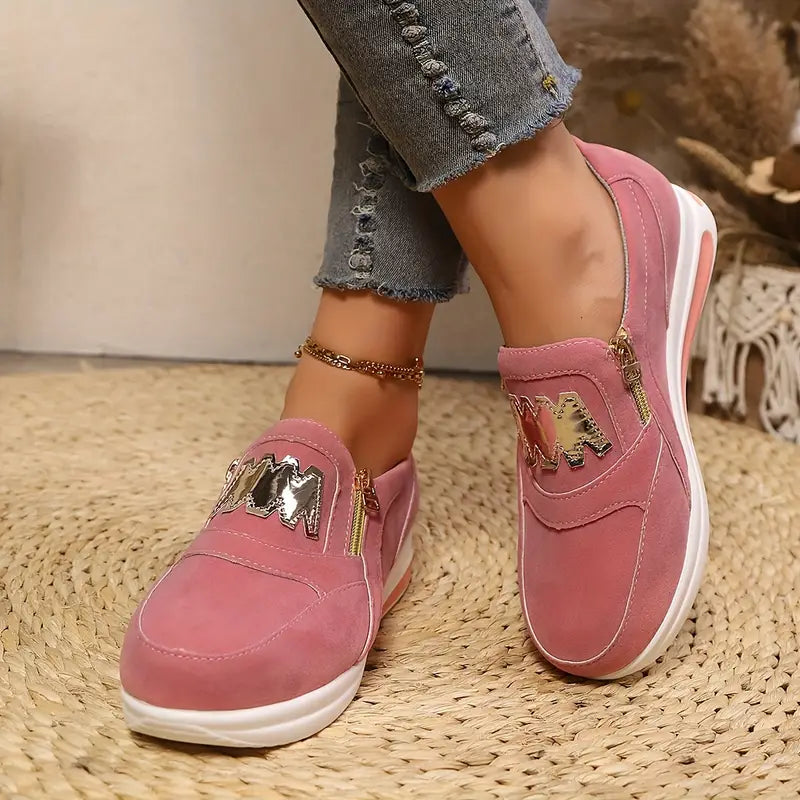 Grațiela – Sneakers cu platformă și fermoar