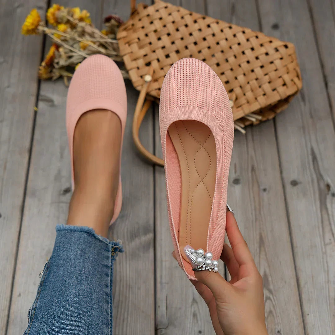 Gina – Balerini din tricot respirabil