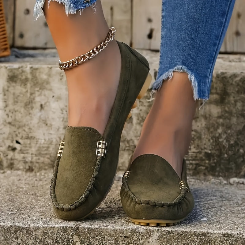 Marilena – Mocasini cu cusături decorative