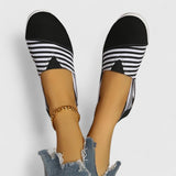 Anișoara – Pantofi slip-on cu dungi
