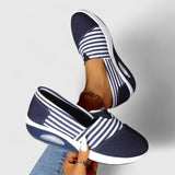 Anișoara – Pantofi slip-on cu dungi
