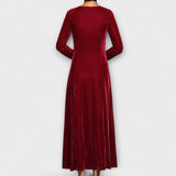 Corina – Rochie lungă din catifea