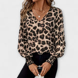 Corina – Bluză cu imprimeu leopard