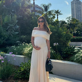 Ecaterina – Rochie de maternitate plisată