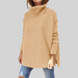 Mălina – Pulover oversize cu guler înalt