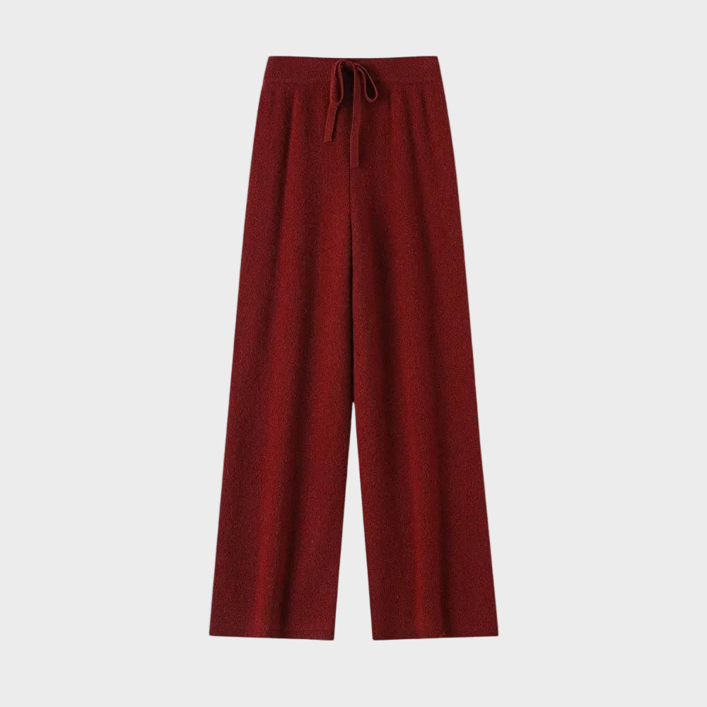 Constanța – Pantaloni tricotați cu picior larg