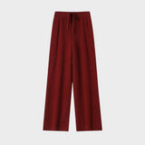 Constanța – Pantaloni tricotați cu picior larg