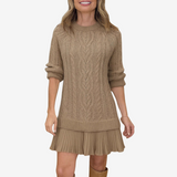 Denisa – Rochie pulover cu volan