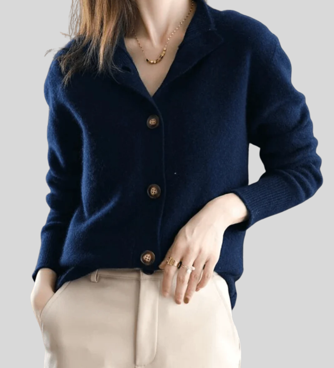 Minodora – Cardigan retro cu nasturi